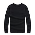 thumbnail image 2 of CYZ Men's Thermal Long Sleeve Crew Top-Black-2XL, 2 of 2
