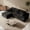 Facing Left-Black, variant on Modular Sectional Sofa Cloud Sectional Couch, 107" Comfy Fluffy U Shaped Boneless Black Couches for Living Room, Deep Seat Memory Foam Plush Corduroy Couch Sectionals with Left Facing Chaise Sofa