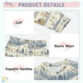 thumbnail image 3 of FORMRS Long Sleeve Top and Pants Pajama Set for Niños 2-Piece Sleepwear, Sizes 18M-8Y, Snowy Mountains, 3 of 6