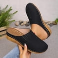 thumbnail image 4 of Iyufng Women's Closed-toe Wedge Sandals Summer Casual Outdoor Beach Shoes, 4 of 8