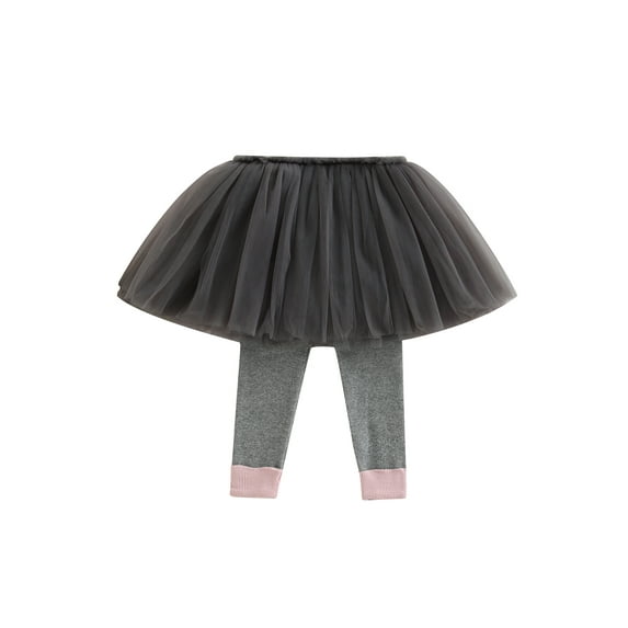 hirigin Toddler Girls Spring Autumn Casual Culottes Elastic Band Mesh Patchwork Tutu Pants