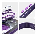 thumbnail image 5 of for Samsung Galaxy A16 5G/4G Magnetic Clear Case Compatible with MagSafe, Drop Protection Ultra Slim Shockproof Anti-Scratch Phone Case with Camera Lens Protector Dust-Proof for Men Women - Darkpurple, 5 of 7