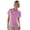Pink Candy/White, variant on Monterey Club Women's Texture Colorblock Golf Polo Shirt #2078