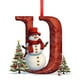 thumbnail image 1 of Decoraciones de Halloween, 26 letras, decoración para árbol de Navidad, colgante, adornos para árbol de Navidad, adornos navideños personalizados, decoración navideña, decoración colgante para árbol d, 1 of 2