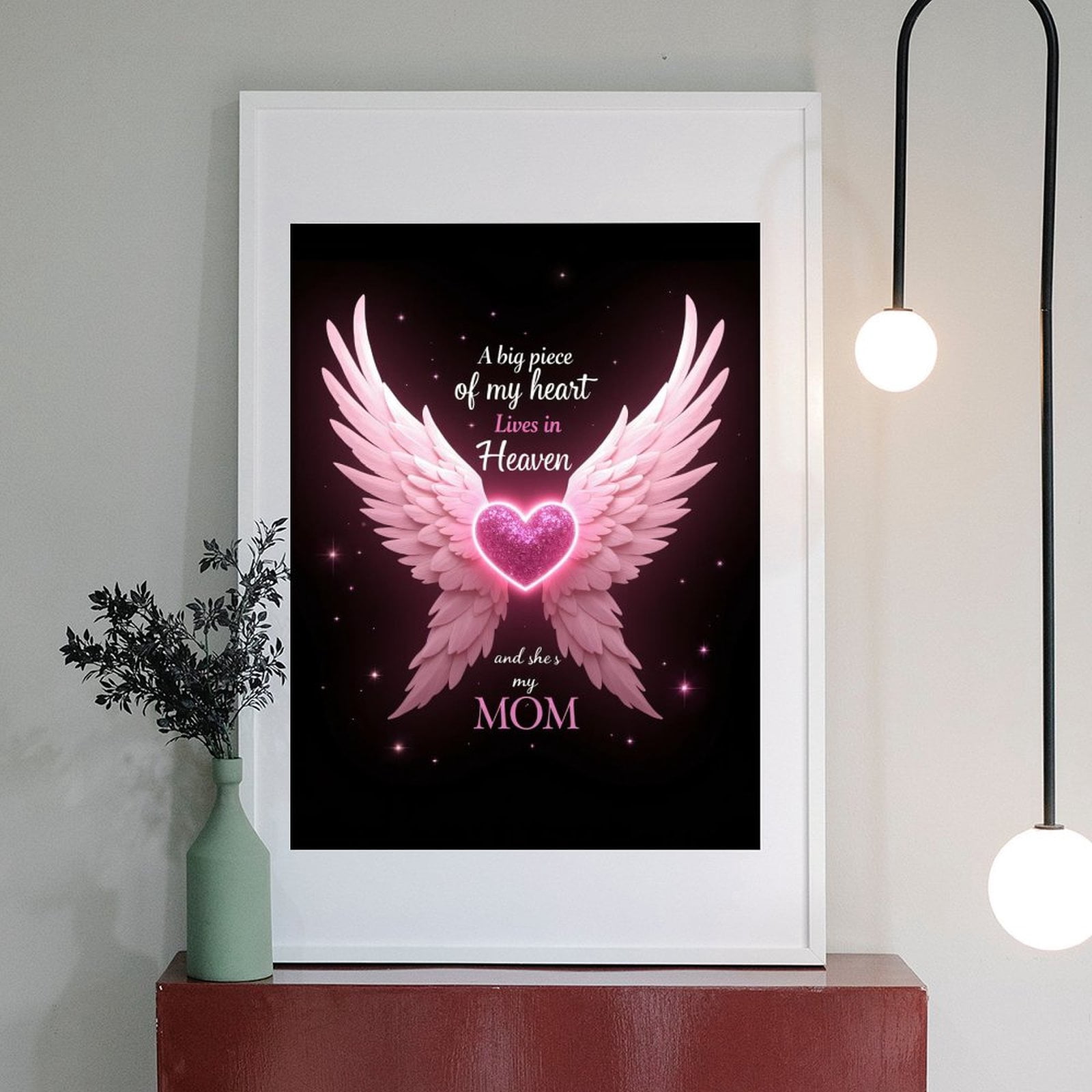 Diamond Art Kits for Adults - 5d Angel Wings Heart Tribute Decor Diamond Painting for Adults, Diamond Art for Adults Beginners, Diamond Painting Kits for Adults for Home Wall Decor