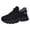 Black, variant on Winter Sneakers for Women Thickened Warm Furry Lined Slip on Platform Athletic Tennis Shoes Casual Lightweight Cold Weather Walking Shoes Red Size 7.5