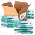 thumbnail image 2 of AWOW Professional Large Incontinence Cleansing Disposable Adult Wipes, 50ct, 12 Packs, 2 of 9