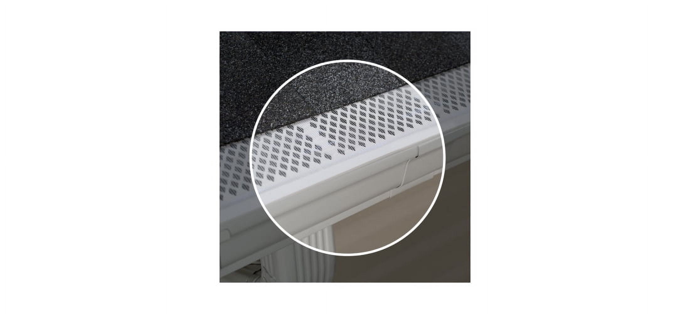 Amerimax, Gutter Filter, 6-1/2 in. x 3 ft, White Vinyl - Walmart.com