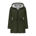 thumbnail image 2 of ZACPNCV Women's Winter Casual Jackets Long Sleeve Solid Color Lapel Button Cardigan Top Jacket Olive Green, 2 of 7