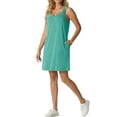 thumbnail image 2 of Cueply Summer Dresses for Women Beach Sundresses Swimsuit Coverup Mini Dress with Pockets, 2 of 7