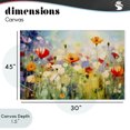 thumbnail image 4 of Stupell Industries Coastal Sunlit Meadow of Colorful Blooms Canvas Art, 45 x 30, by Creative Studio, 4 of 8