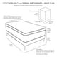 thumbnail image 5 of Colchón en caja Matrimonial Therapy + Base Cama Slim + Almohada One + Protector Cloud + Sábanas Softy + Edredón Homy, 5 of 9