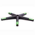 thumbnail image 1 of PRISP Gaming Chair Base Replacement - 5 Legs Base, Black and Green, Office Desk Chair Parts, 1 of 2