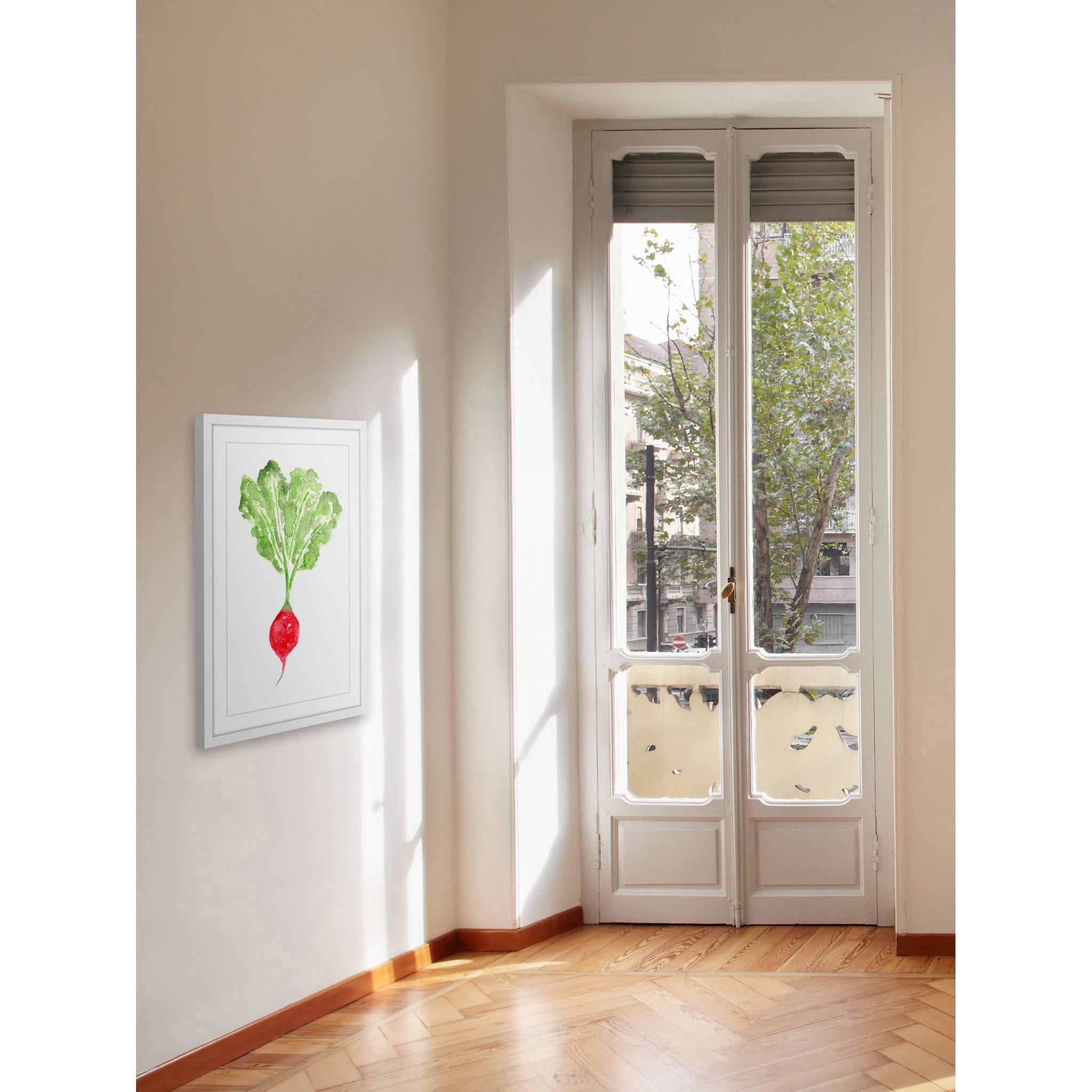 "Radish" by Thimble Sparrow Framed Painting Print