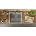thumbnail image 2 of Ruvati 21 inch Drop-in Topmount Rounded 16 Gauge Kitchen Sink Single Bowl, 2 of 8