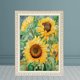 thumbnail image 4 of Labymos 12*16 pulgadas girasol DIY 5D diamante, 4 of 8