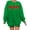 Green, variant on Christmas Sequin Sweater Womens Believe Christmas Sweatshirt Crewneck Long Sleeve Xmas Holiday Knit Pullover Top