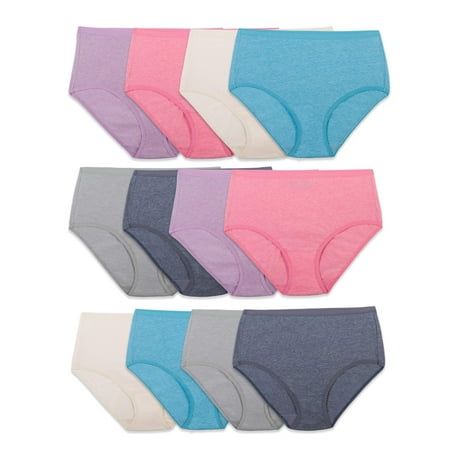 Women's Assorted Beyondsoft Brief Panties, 12 (Best Brand Of Spanx)