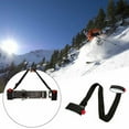 thumbnail image 3 of Porte-bébé de Ski Réglable pour Extérieur avec Sangle de Transport pour Planche à Roulettes, 3 of 8