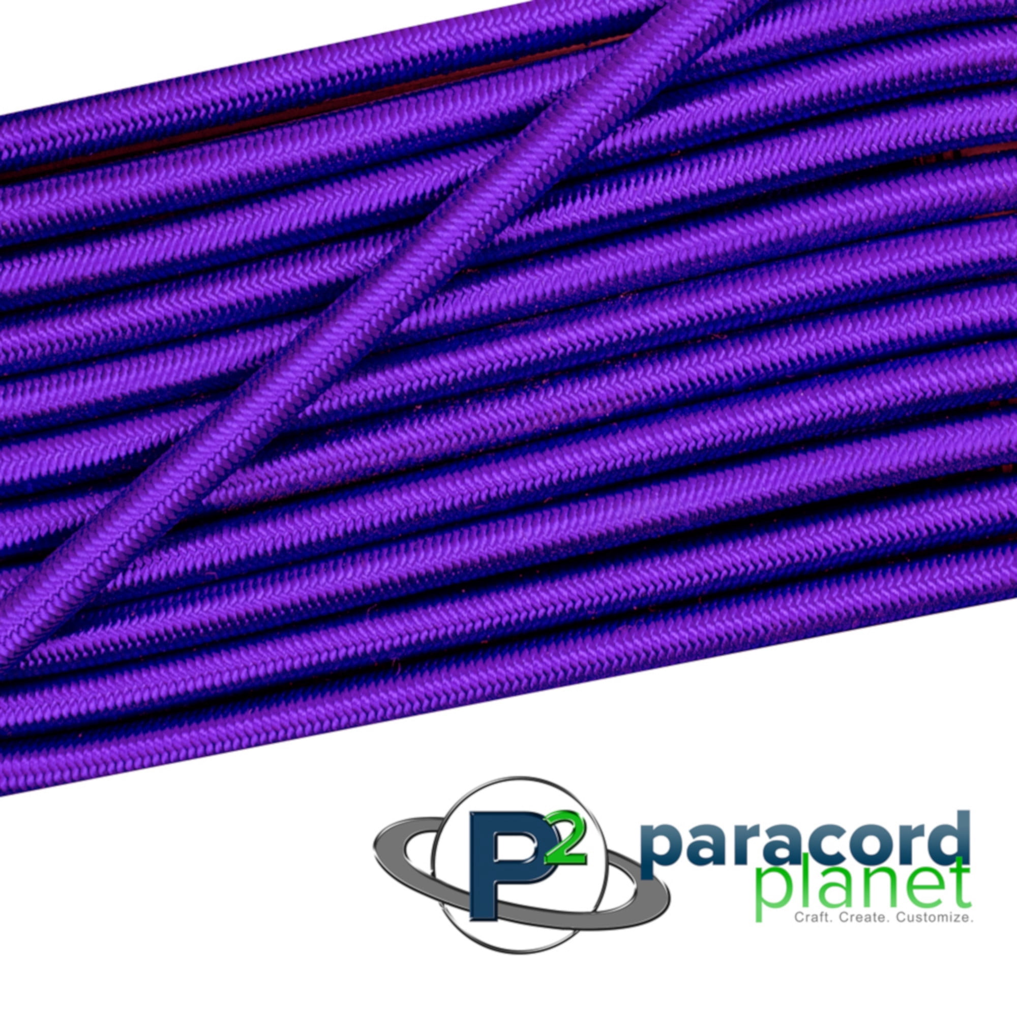 Paracord Shock Cord 1,27 Cm Dick – 25 Fuß (ca. 7,6 M) Electric Blue, Elastisch & UV-beständig