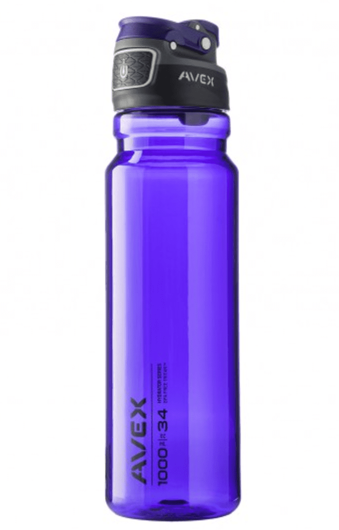 34 OZ. FREEFLOW AUTOSEAL WATER BOTTLE PURPLE by Ignite