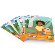 Junior Learning: The Beanies Diversity - Phase 2 - Hi-Lo Decodables, 12 Book Set, Letter Sounds, Week-By-Week Progression, Kids Reading Development