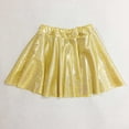 thumbnail image 6 of Kilaqueen Girls Shimmer Pleated Skirt with Elastic Waist, Metallic A Line Mini Skater Skirt for Parties, Dance, Performances and Holiday Outfits, 6 of 7