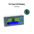 thumbnail image 4 of Monitor de batería LCD de 10-100 V, 12 V/24 V/36 V/48 V, voltímetro digital de capacidad de batería, probador de porcentaje de nivel de voltaje, interruptor de temperatura, medidor con cable, panel in, 4 of 8