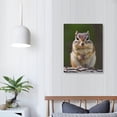 thumbnail image 3 of Nawypu Animal Cute Chipmunk Room Aesthetics Posters Canvas Posters Bedroom Decoration Sports Office Decoration Gifts Wall Art Decoration Printing Posters, 3 of 4