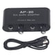 thumbnail image 1 of 2CH Sound Amp Preamplifier nced Input 1/4in 6.5mm Gain Independent Adjustment 0‑20db Preamp, 1 of 4