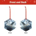 thumbnail image 2 of Rocae Fantasy Swan Yacht Design for Acrylic Christmas Pendant Ornament for Festive Decor Hanging Pendant,Perfect for Home and Office-Hexagon, 2 of 7