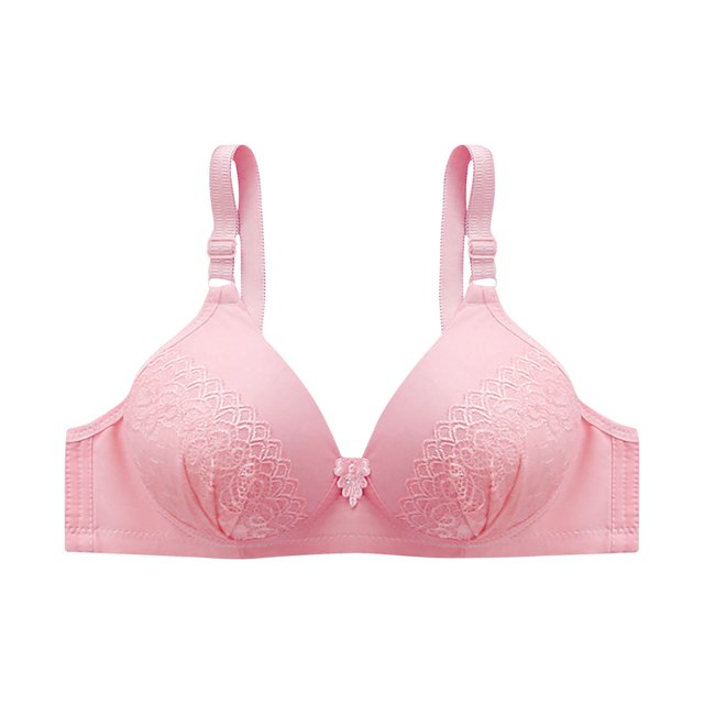 Bras for Women Womans Embroidered Glossy Comfortable Breathable Bra Underwear No Rims