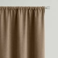 thumbnail image 4 of (3 pack) Mainstays Solid Twill Blackout Curtain Panel and Sheers, Set of 4, Brown Bag, 27.5" W x 63" L, 4 of 13