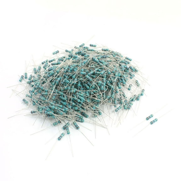 500Pcs 2.2Ohm Resistance 1/2W Watt 5% Tolerance Axial Through Hole Mounting Electrical Carbon Film Resistor