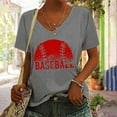 thumbnail image 2 of Birdeem T-Shirt Sans Manches à Col en V Imprimé Mode Décontractée pour Femmes, 2 of 5