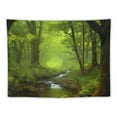 thumbnail image 5 of Shiartex  Forest Tapestry Nature Tree Cave Tapestry Wall Hanging Misty Forest Tapestry Rainforest Tapestry Landscape Wall Tapestry Jungle Creek Psychedelic Tapestry for Living Room 40x30inch, 5 of 6