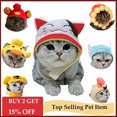 thumbnail image 3 of Sombrero divertido para gato, disfraz de Navidad, girasol, Cosplay de Halloween, mantiene el calor, sombreros para perros, accesorios para cachorros para gatos, 3 of 4