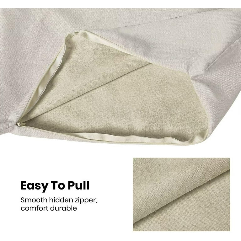 AEIOAE Sage Green Floral Pillow Covers 16x16 Inch, Set Of 2 - Linen Blend Farmhouse Throw Pillows For Couch