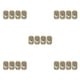 thumbnail image 3 of Yuarrent Paquete de 4 ruedas autoadhesivas para muebles de hogar, polea con cuentas de acero Type2 NO2 Yuarrent CBP321251, 3 of 5