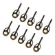 thumbnail image 5 of 10 piezas de guías de varillas resistentes anillos de punta Kit de reparación de poste de ojos de cerámica , 1.6mm DYNWAVEMX Guías de caña de pescar, 5 of 7