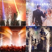 Cold Spark Machine 3-16 FT Adjustable Firework Machine with Remote DMX512 Stage Effect Machine for Wedding Party Stage Disco Halloween