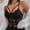 Black, variant on Royisotas Women's Tank Tops Black Sleeveless Summer Casual Womens Camisoles and Tanks Cutout Thin Strap Lace Patchwork V-Neck Women's Tanks & Camis