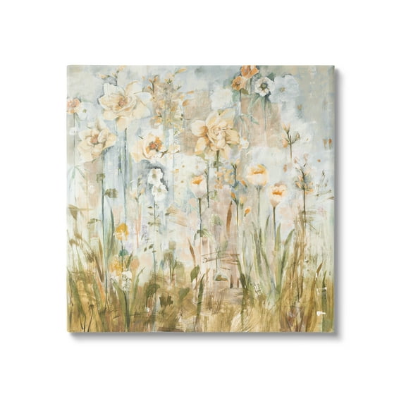 Stupell Industries Varied Blooming Flowers Among Grasses Boho Painting Painting Gallery Wrapped Canvas Print Wall Art, Design by Jill Martin