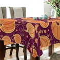 thumbnail image 3 of SKYSONIC Thanksgiving Pumpkin Tablecloth Waterproof Washable Polyester Square Table Cover Durable Tablecloth for Kitchen Dining Table Party Decor (54 X 72 Inch), 3 of 7