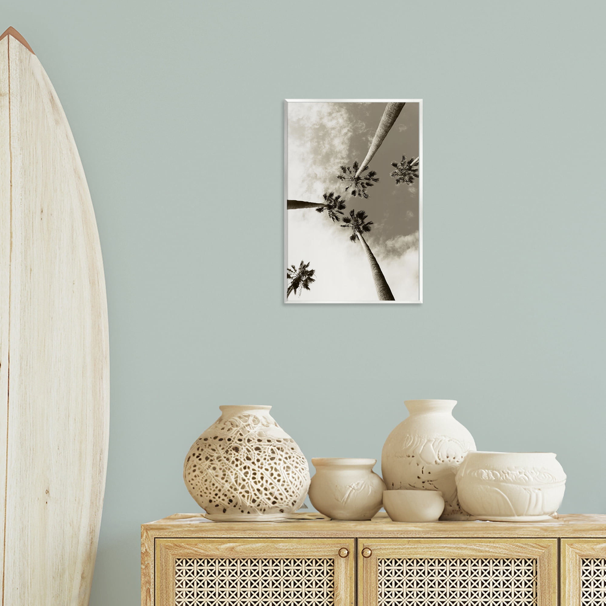 Stupell Industries Centric Palm Trees Botanical & Floral Photography Unframed Art Print Wall Art, 13 x 19