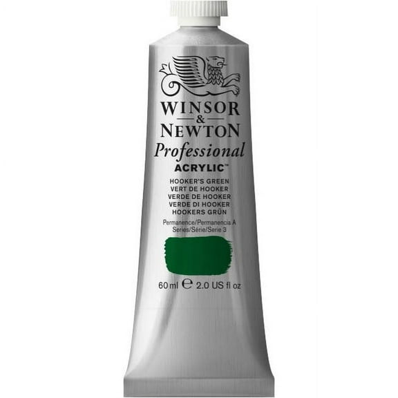 Winsor & Newton Artists' Acrylic Color, 60ml, Hooker's Green