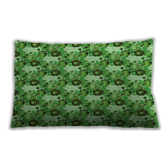 Ahgly Company Indoor Rectangular Contemporary Lumbar Throw Pillow, 13 inch by 19 inch