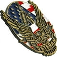 thumbnail image 3 of PinMart Proudly Served Veteran Pin – Patriotic American Lapel or Hat Pin – Proud to be Retired Army, Navy, Air Force or Marine Corps – Gold Plated Pin with Secure Clutch Back - Single or Bulk Pack, 3 of 6