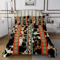 thumbnail image 1 of Erosebridal Hippie Aztec Coverlet Set King, Leopard Print Bedding Set, Cheetah Wildlife Bed Set, Ultra Soft Room Decorative, 3-Piece, 1 of 5