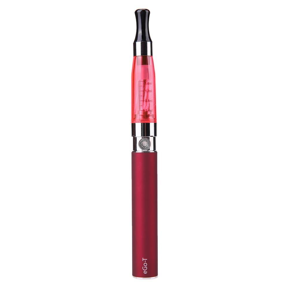 Kit de cigarrillo electrónico EGo-T CE4 1100mAh Clearomizer Pen Vape (Rojo) 